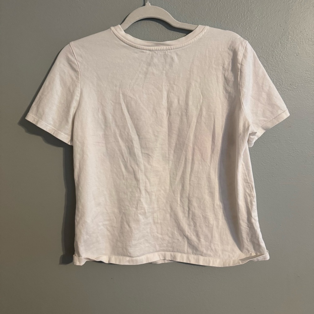 Zara Floral Embroidered Graphic T-Shirt - Picture 5 of 5